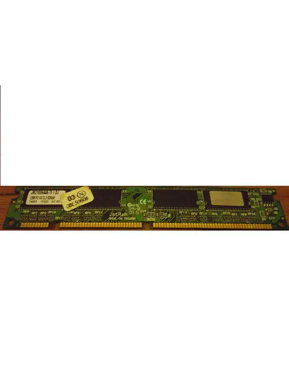 Memória Transcend JetRam 128 MB PC133 CL3