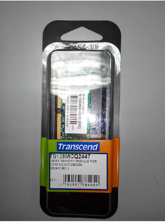 Memória Transcend 128 MB para Compaq Presario 1700