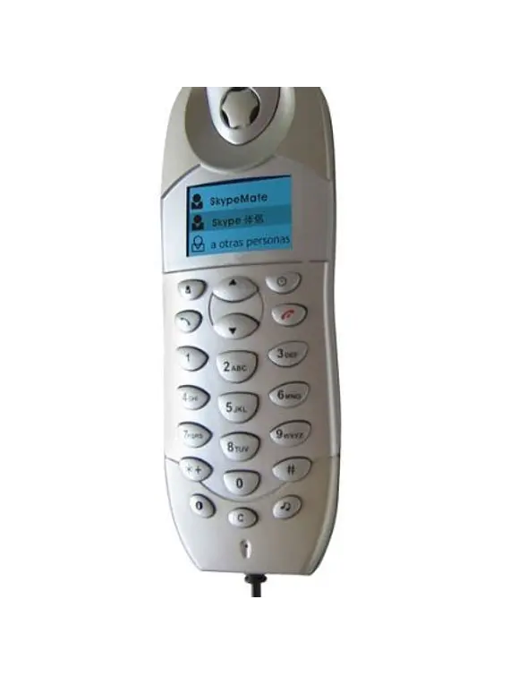 Telefone USB Skype USB-P5D com Ecrã LCD