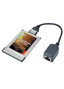Modem PCMCIA LG + Placa de Rede 10/100 Mbps