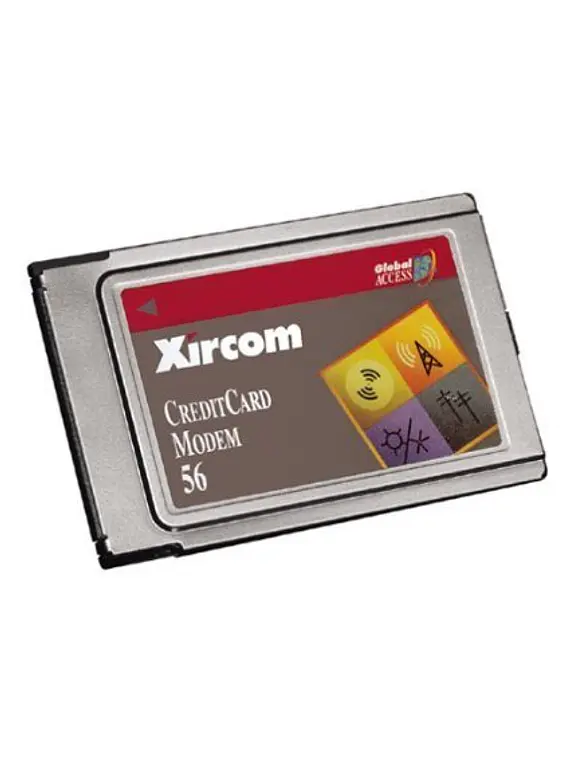 Modem Xircom CreditCard 56K GlobalAccess