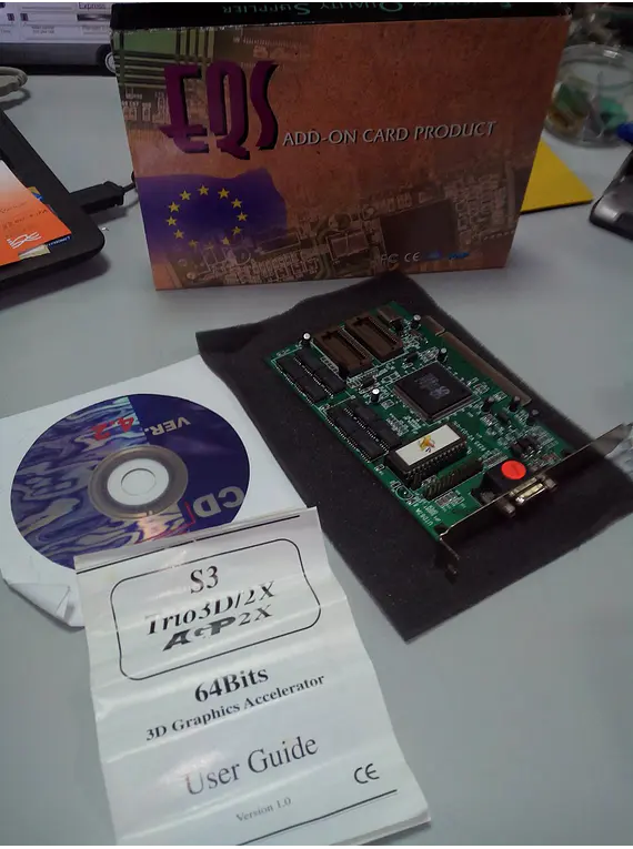 Placa Gráfica EQS S3 Trio3D/2X 4 MB AGP
