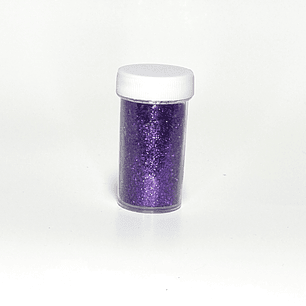 Purpurina Escarcha Glitter Morado Fina Pequeña