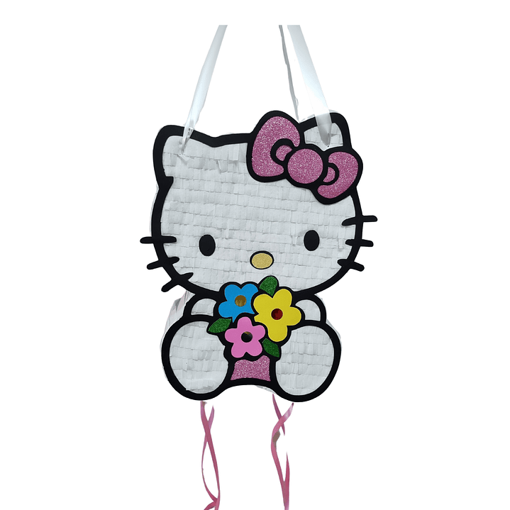 Piñata Hello Kitty Flores