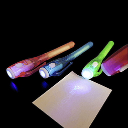 Boligrafos UV Con Linterna 8 Uni