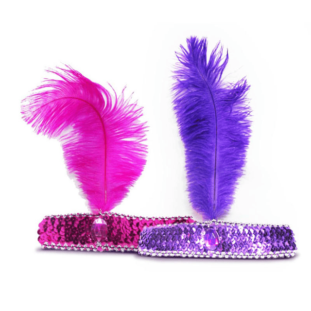 Cintillo Pluma French Dancer Colores Surtidos 1 Uni