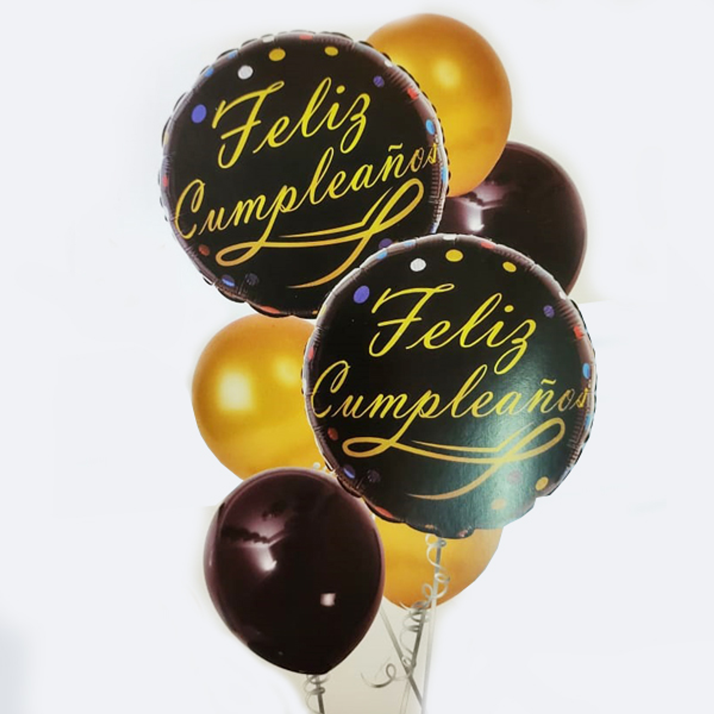 7 Globos Feliz Cumpleaños