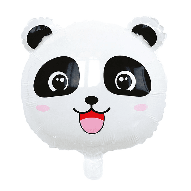 Globo Foil Cara Panda 42*45Cm 1 Uni