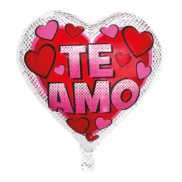 Globo Foil Corazón 18" Te Amo 1 Uni