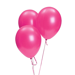 Globo Metalizado Glam #9 Fucsia 50 Uni