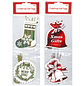 Tarjetas Navidad Medianas Metalizadas  - Miniatura 4