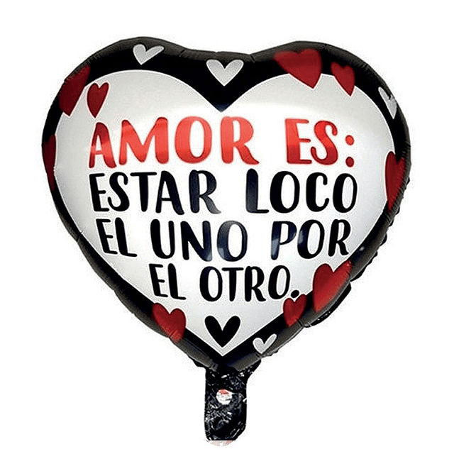 Globo Corazón Amor Es 1 Uni