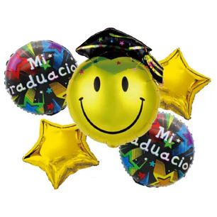 Set 5 Globos Mi Graduación 1 Uni