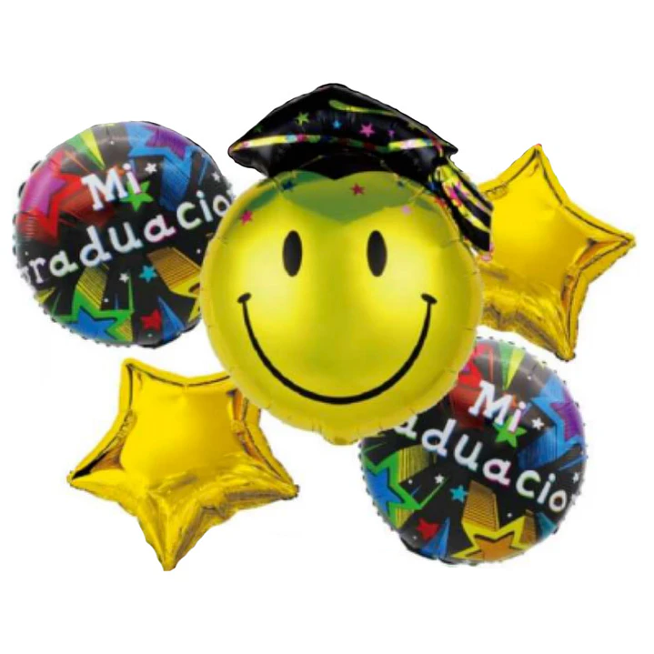 Set 5 Globos Mi Graduación 1 Uni