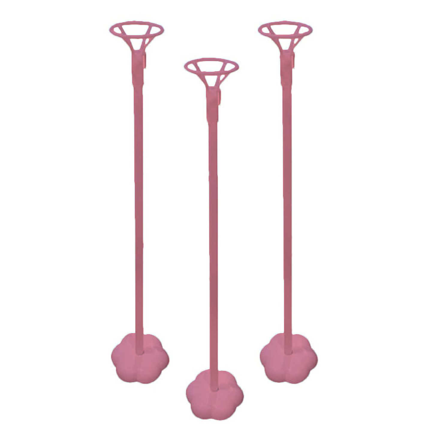 Set Varilla 40cm Con Base Rosado 3 Uni