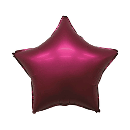 Globo Foil 18" Estrella Metal Fucsia 1 Uni