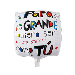 Globo 18" Cuadrado Papá De Grande 1 Uni