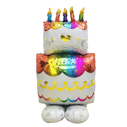 Globo Foil Torta 60x108 cm 1 Uni