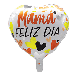 Globo Corazon Mamá Feliz Dia 1 Uni
