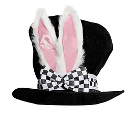 Sombrero Negro de Conejo 34x35CM 1 Uni