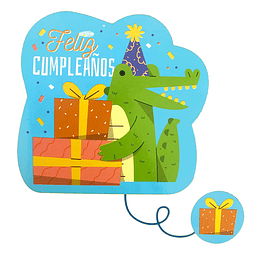 Piñata Feliz Cumpleaños Cocodrilo 1 Uni