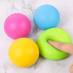 Pelota Anti Stress Colores Surtidos 1 Uni