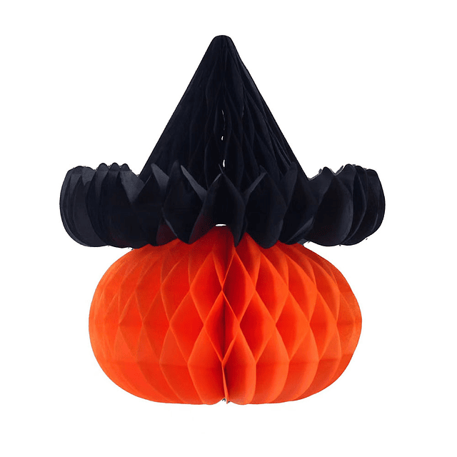 Deco Papel Hwn Calabaza Sombrero 16 cm 1 Uni