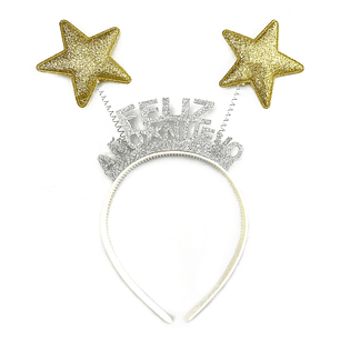 Cintillo Estrellas Feliz Año Nuevo 1 Uni