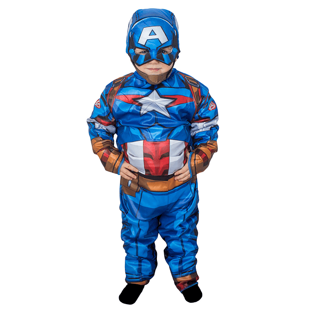 Disfraz Capitán America Classic Talla 2/3 1 Uni