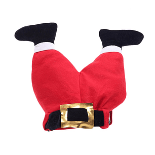 Gorro Piernas Santa Claus 
