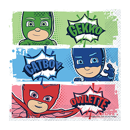 Servilletas Pj Masks 12 Uni