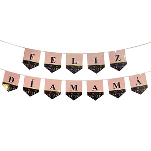 Guirnalda Banderines Feliz Día Mamá 1 Uni