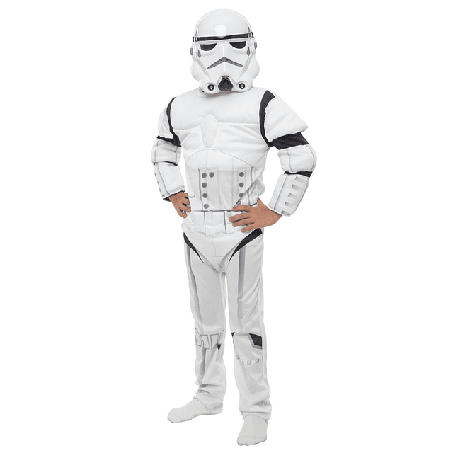 Disfraz Star Wars Storm Trooper Deluxe Talla 7/8 1 Uni