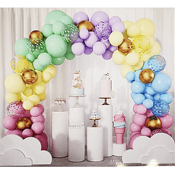 Set 100 Globos Pastel 1 Uni