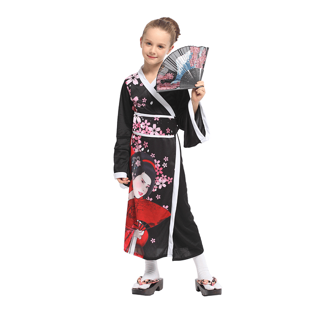 Disfraz Kimono Talla 7-9 Años 1 Uni