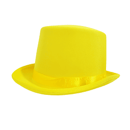 Sombrero Copa Amarillo 1 Uni