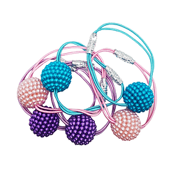 Chapes Esferas Perlitas Colores Surtidos 6 Uni