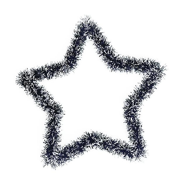 Deco Silueta Estrella 32cm 1 Uni