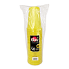 Vaso Plastico Amarillo 300 Cc 50 Uni