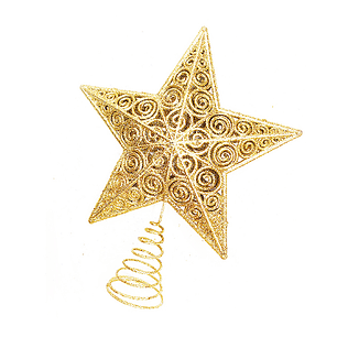 Estrella Árbol Dorada
