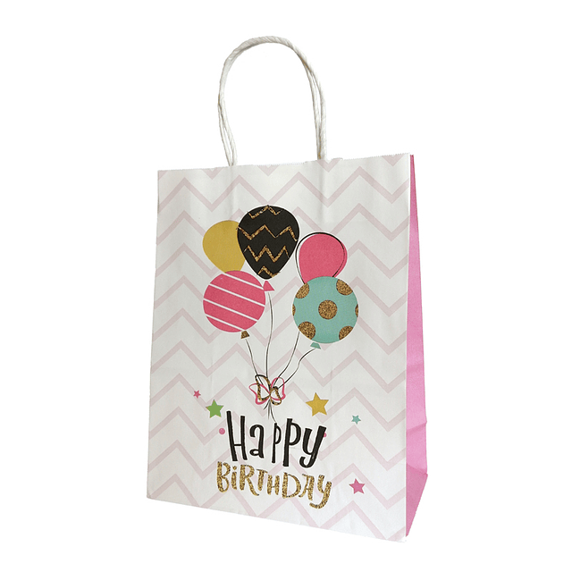 Bolsa Happy Birthday 27x21x11cm 1 Uni