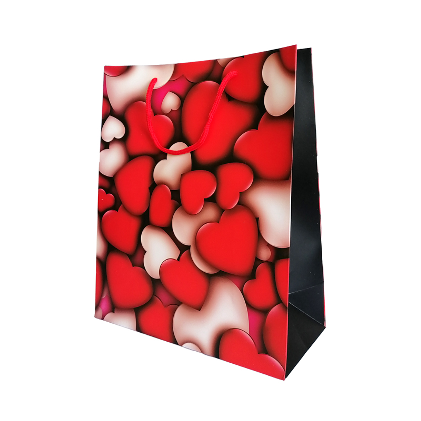 Bolsa Corazones Rojos 32x26x12cm 1 Uni 4