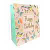 Bolsa de Regalo Happy Birthday P&B 32x26x10cm 1 Uni