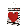 Bolsa Corazón Diseños/Surtidos 27x21x11cm 1 Uni