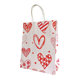 Bolsa Corazón Diseños/Surtidos 27x21x11cm 1 Uni