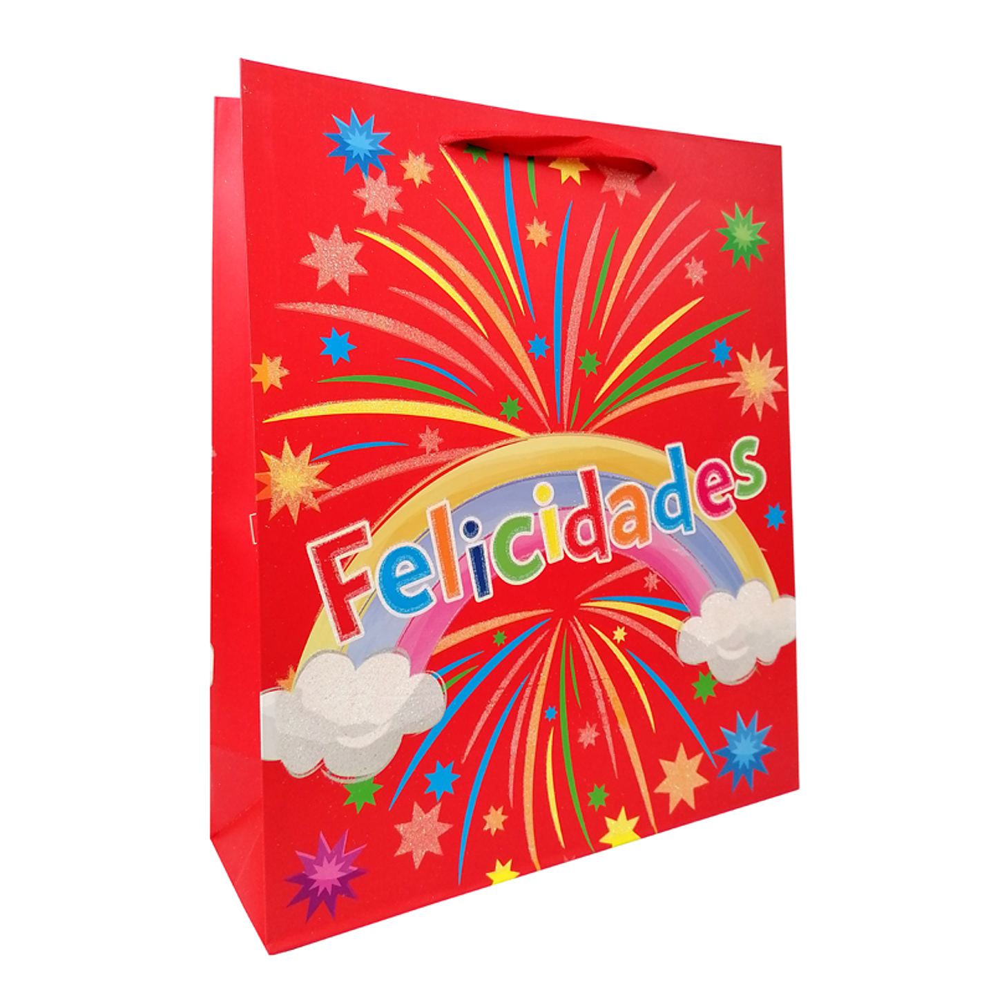 Bolsa Regalo Felicidades Fuegos 32x26x10cm 1 Uni 1