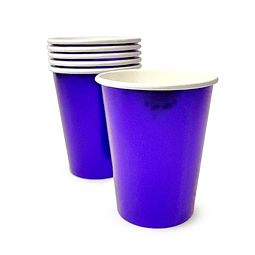 Vaso Metal Effect Azul 6 Uni