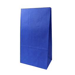 Bolsa Papel Azul 24x13x8cm 12 Uni