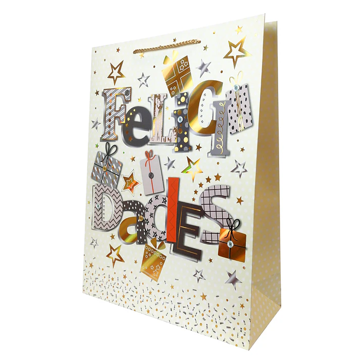 Bolsa Regalo Felicidades 31x42x12cm Diseños/Surtidos 1 Uni 2