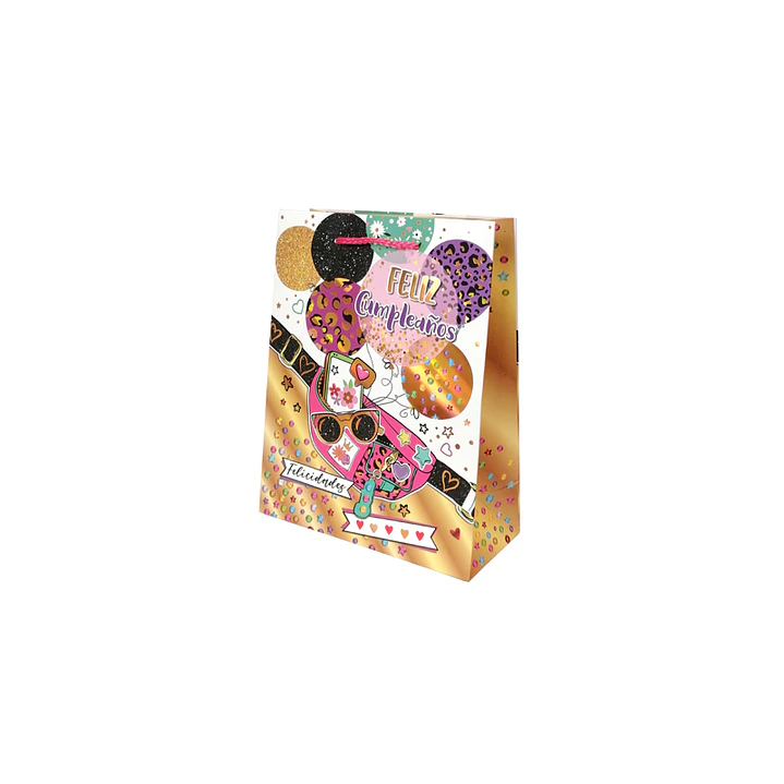 Bolsa Regalo Feliz Cumpleaños Inf 18x23x8cm Diseños/Surtidos 1 Uni 4